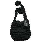 Wholesale - BLACK QUILTED CROSS BODY HANDBAG C/P 12